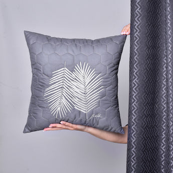 Набір подушок 2 шт Tropical 50х50 см декоративна подушка антиалергенна з вишивкою сирій