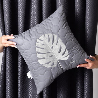 Набір подушок 2 шт Tropical 50х50 см декоративна подушка антиалергенна з вишивкою сирій