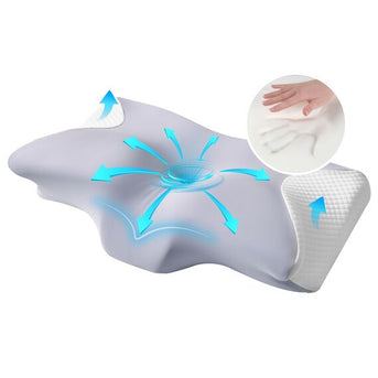 Подушка ортопедична ErgoSleep 61х34х12 см IDEIA анатомічна з ефектом пам'яті для сну на боці, спині та