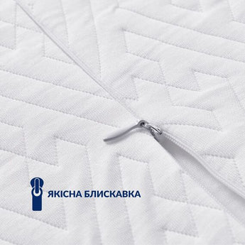 Подушка ортопедична NeckWave 60х40х11/9 см IDEIA анатомічна з ефектом пам'яті для сну на боці, спині та