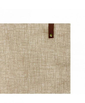 Декоративная подушка Camel з шкiряним декором ПРОВАНС, 45х45см 014950