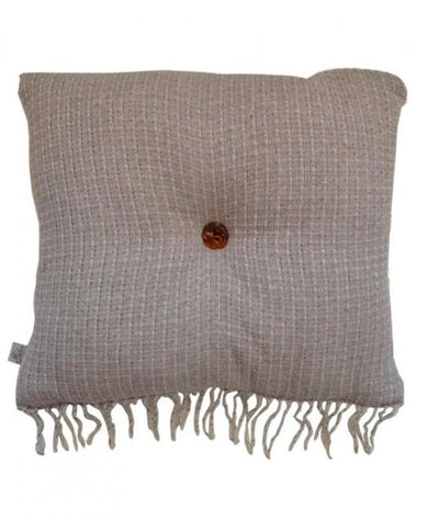 Декоративна подушка ANDGERS beige з гудзиком ПРОВАНС, 45х45см 011160