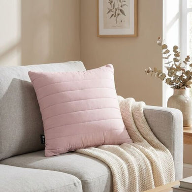 Подушка декоративная 50х50 см IDEIA гипоалергенная стеганая пудра