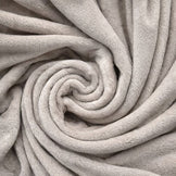 Плед покривало велсофт 170х210 см суперм'який із вишивкою сірий беж