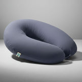 Подушка для вагітних і годування 30х190 см SeiDesign трикотаж гіпоалергенна, наволочка з бавовни на змійці т/сир