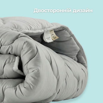 Ковдра дитяча 100х135 см Woolly PAPAELLA вовняна зимова в ліжечко для дітей, шерсть, тепле св.сіра