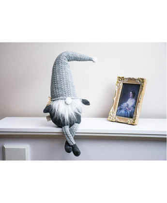 Декоративна iграшка Гном-стопер у срiбному ковпаку ПРОВАНС, 65см 023638