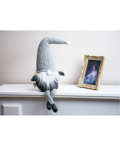 Декоративна iграшка Гном-стопер у срiбному ковпаку ПРОВАНС, 65см 023638