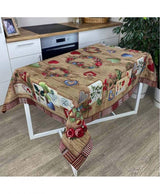Гобеленова скатертина на стiл Wooden ПРОВАНС, 135х140см 024647