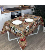 Гобеленова скатертина на стiл Wooden ПРОВАНС, 135х140см 024647