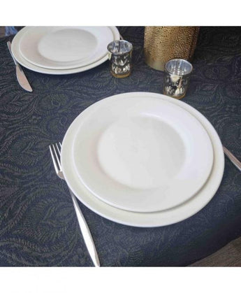 Гобеленова скатертина на стiл Baroque Black ПРОВАНС, 136х136см 025976