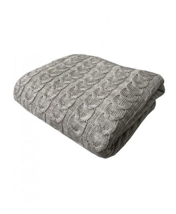 В'язане покривало Глорія коси лате ПРОВАНС, 190х220см 021995