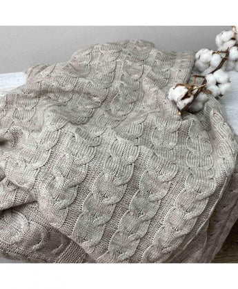 В'язане покривало Глорія коси лате ПРОВАНС, 190х220см 021995