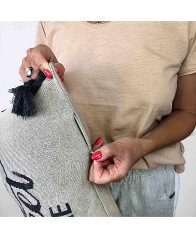 Декоративна подушка Home,sweet home  сіра ПРОВАНС, 30х45см 023435