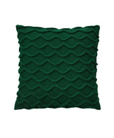Декоративна подушка в'язана Хвилі зелена ПРОВАНС, 33х33см 027424
