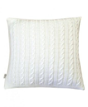 Декоративна наволочка в'язана SOFT молочна ПРОВАНС, 45х45см 011700
