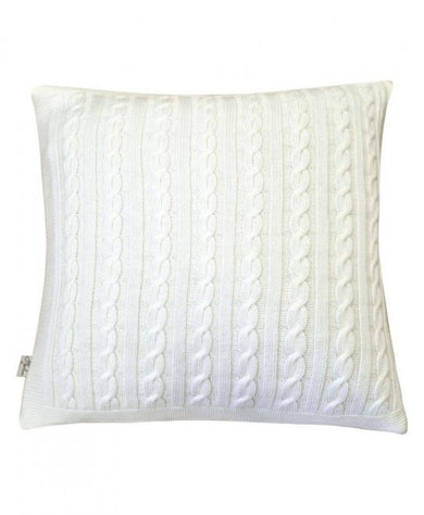 Декоративна наволочка в'язана SOFT молочна ПРОВАНС, 45х45см 011700