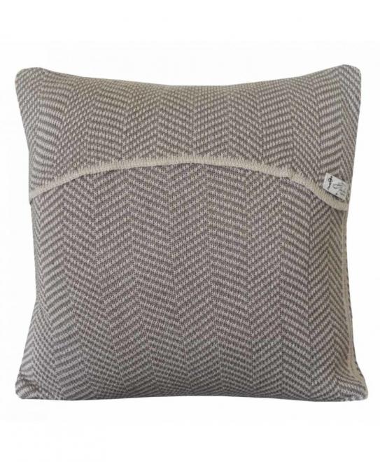 Наволочка жаккардовая British Brown ПРОВАНС, 45х45см 010426