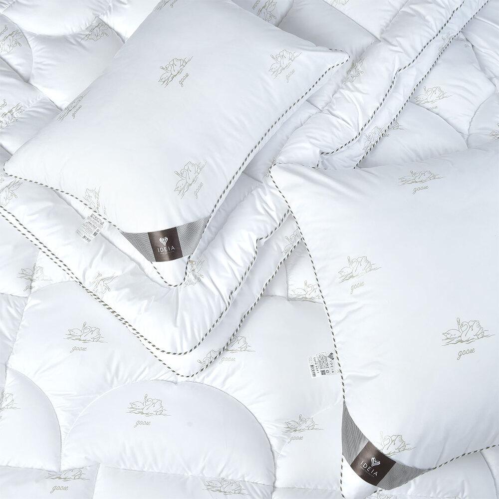 Ковдра Super Soft Classic зимова 155х210 см IDEIA аналог лебяжого пуху антиалергенна штучний пух 