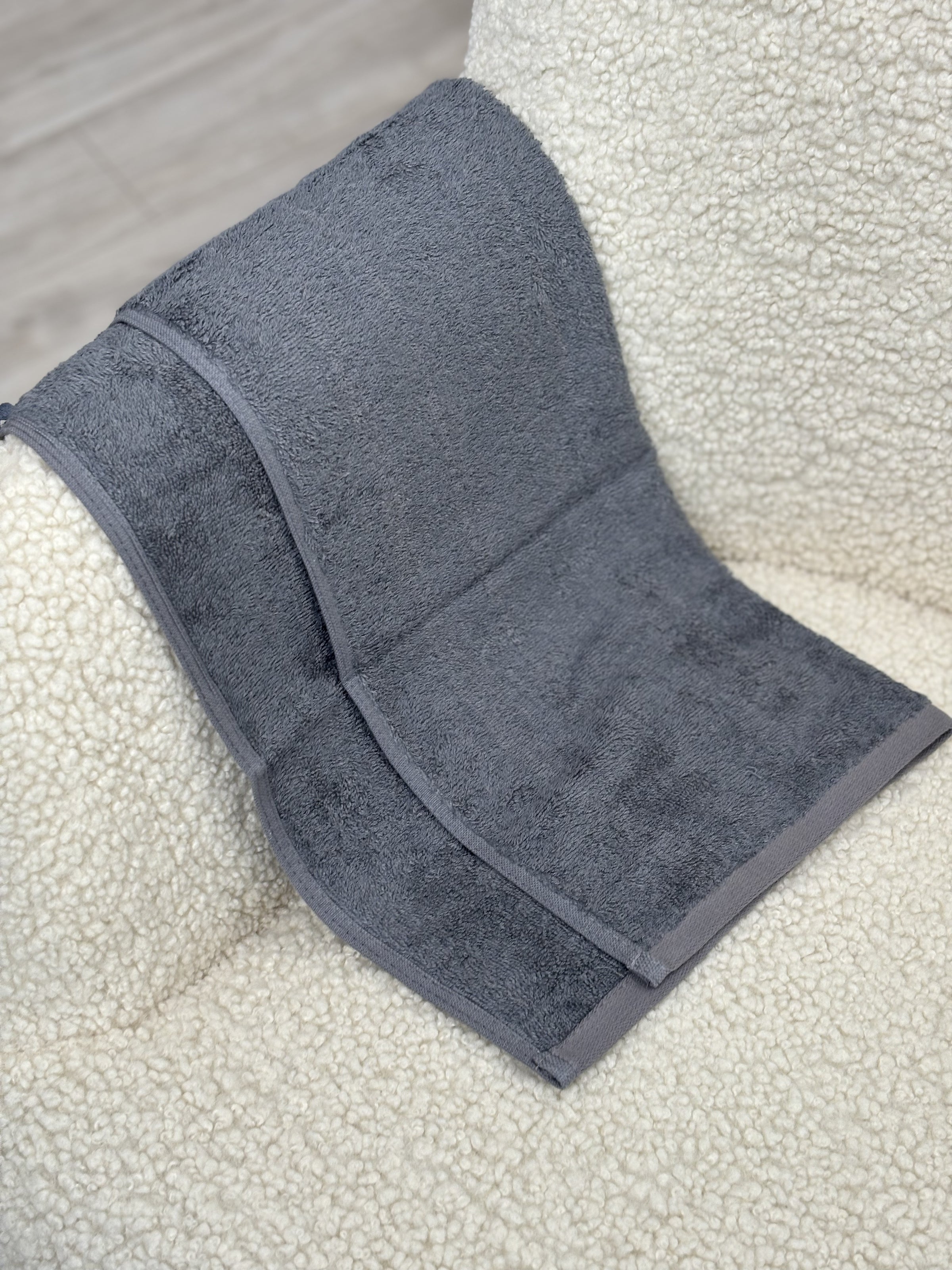 Рушник "Aurora" 50*90 см (450 г/м2) dark grey 