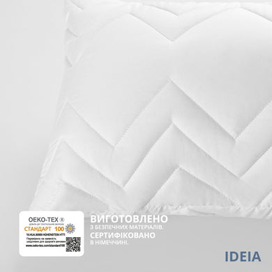 Подушка NORDIC COMFORT+ для відпочинку та сну ТМ IDEIA 40х140 см біла 