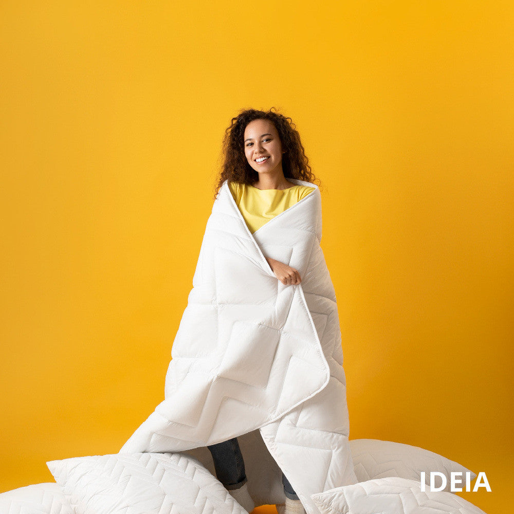 Ковдра зимова NORDIC COMFORT полуторна 155х210 см IDEIA антиалергенна тепла біла 