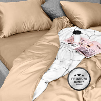 Набір постільної білизни полуторний IDEIA підковдра 145х215 см + 2 наволочки 50х70 см преміумсатин бавовна