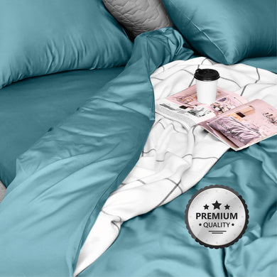 Набір постільної білизни полуторний IDEIA підковдра 145х215 см + 2 наволочки 50х70 см преміумсатин бавовна