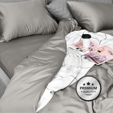 Набір постільної білизни полуторний IDEIA підковдра 145х215 см + 2 наволочки 50х70 см преміумсатин бавовна