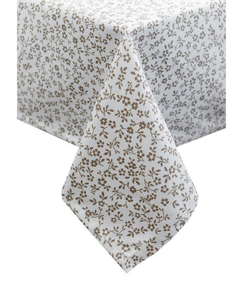 Скатертина MACAO квітка бежева ПРОВАНС, 132х180см 029496