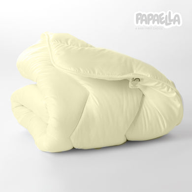 Ковдра дитяча зимова Comfort 100х135 см PAPAELLA, для дітей у дитяче ліжечко, антиалергенна, молоко 