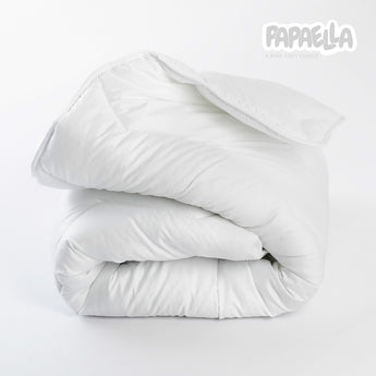 Ковдра дитяча зимова Comfort 100х135 см PAPAELLA, для дітей у дитяче ліжечко, антиалергенна, біла 