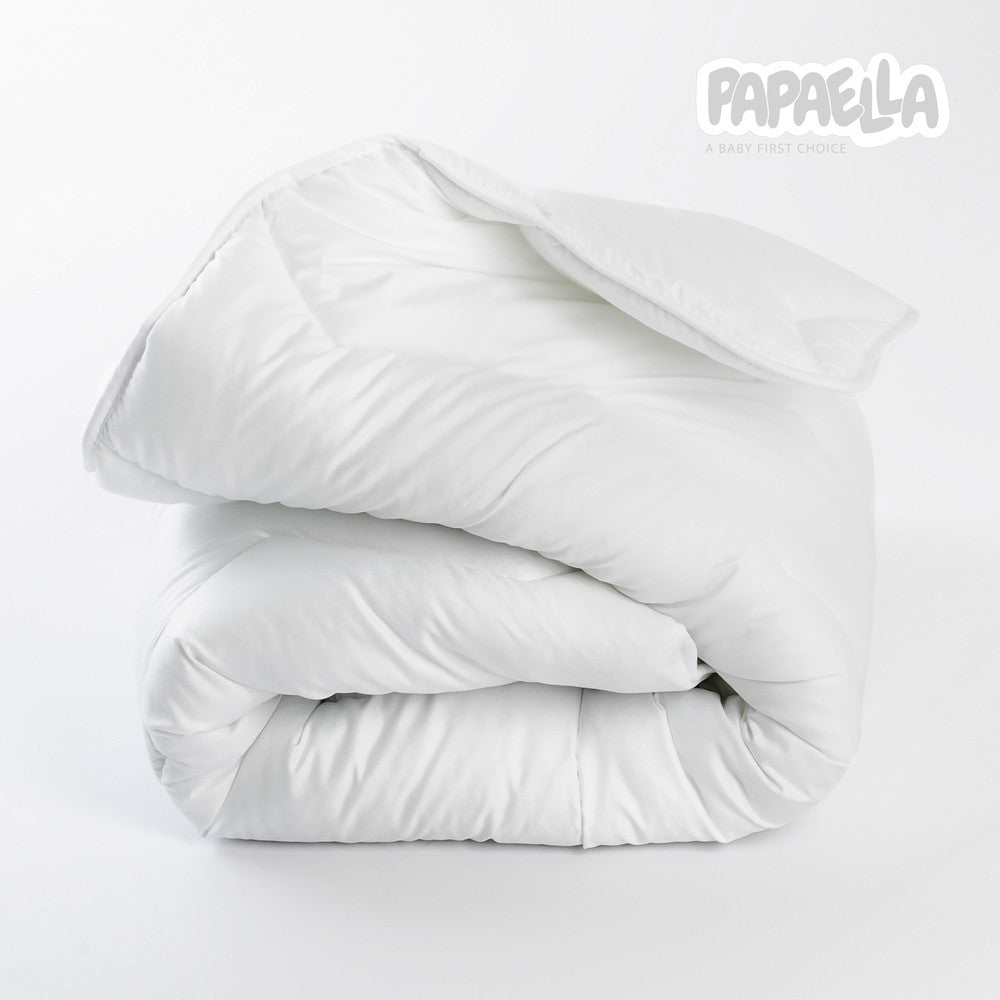 Ковдра дитяча зимова Comfort 100х135 см PAPAELLA, для дітей у дитяче ліжечко, антиалергенна, біла