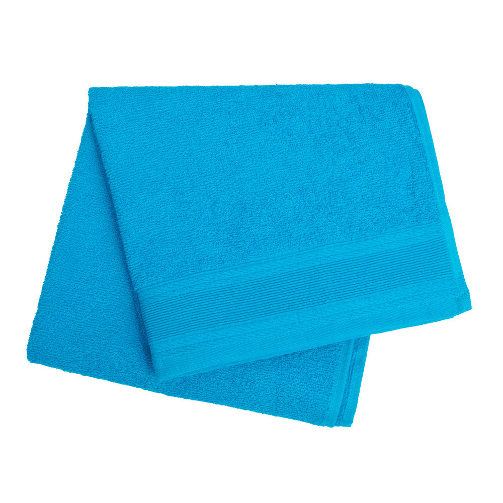 Рушник махровий 50х90 см Наталі щіл. 360 грм/м2 бірюза 