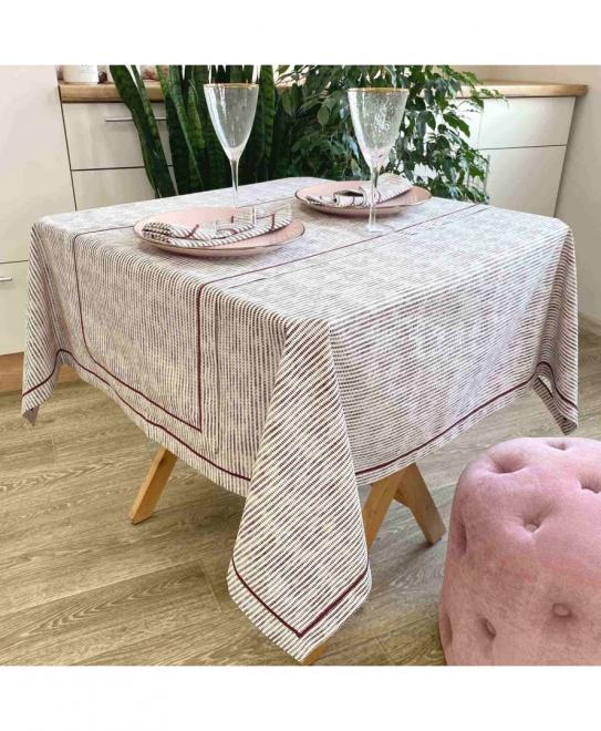 Скатертина Avantime Мiраж бордо ПРОВАНС, 132х220см 017297