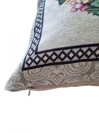 Наволочка декоротивна Квіти з метеликом ПРОВАНС, 45х45см 026057