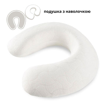 Подушка рогалик для подорожей MEMORY FOAM ТМ IDEIA 30х40 см 