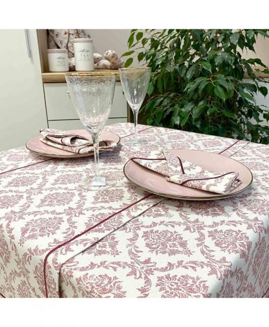 Скатертина Avantime Версаль бордо ПРОВАНС, 132х132см 017274