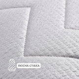 Подушка NORDIC COMFORT+ IDEIA 70х70 см чохол стьобаний зі змійкою антиалергенне волокно сіра 
