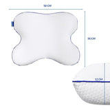 Подушка ортопедична MEMORY FOAM IDEIA метелик 58х50х12 см з ефектом пам'яті 