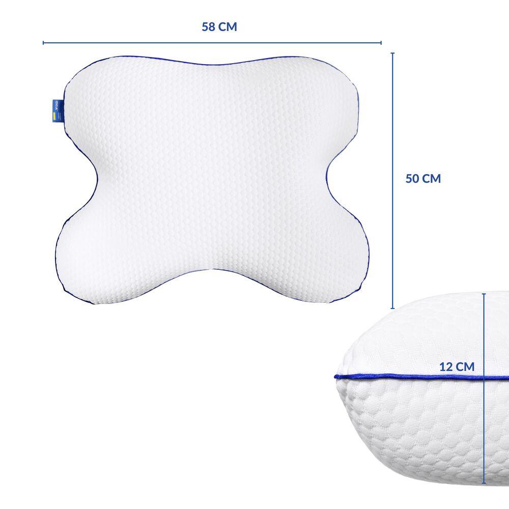 Подушка ортопедична MEMORY FOAM IDEIA метелик 58х50х12 см з ефектом пам'яті 