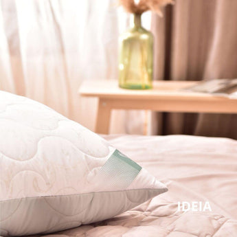 Подушка Soft IDEIA 50х70 см двостороння аналог лебединого пуху стьобана, штучний пух, лебединий пух,