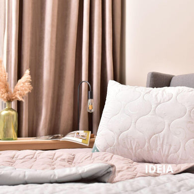 Подушка Soft IDEIA 50х70 см двостороння аналог лебединого пуху стьобана, штучний пух, лебединий пух,
