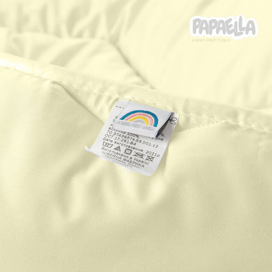 Ковдра дитяча зимова Comfort 100х135 см PAPAELLA, для дітей у дитяче ліжечко, антиалергенна, молоко 