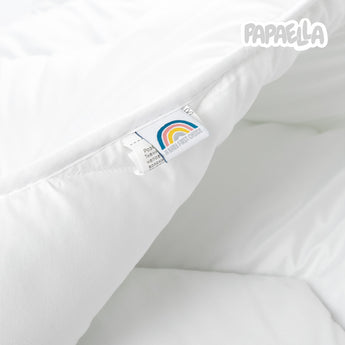 Ковдра дитяча зимова Comfort 100х135 см PAPAELLA, для дітей у дитяче ліжечко, антиалергенна, біла 