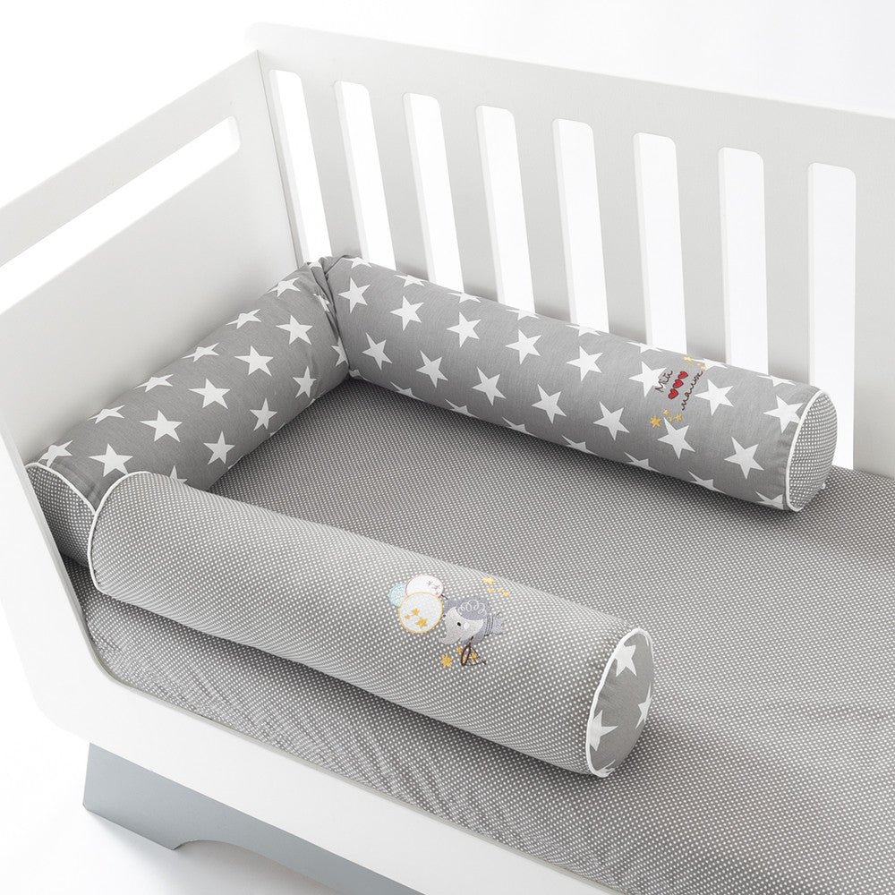 Бортик-валики 2 шт PAPAELLA 60x15 см, 120x15 см – Захисні, Мультифункціональні, Бавовна