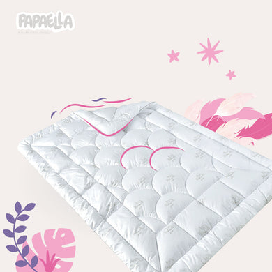 Ковдра дитяча штучний пух Super Soft PAPAELLA 100х135 см, антиалергенна, в ліжечко 