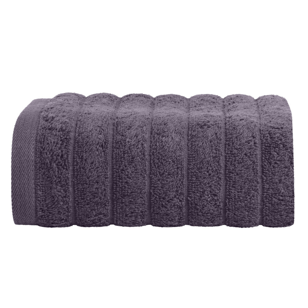 Рушник махровий 50х80 Хвиля щільність 500 г/м2 бавовна сірий 