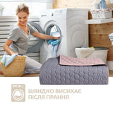 Покривало на ліжко Silhouette 220x240 IDEIA двостороннє, міцне стьобання тканини, антиалергенне волоконо 