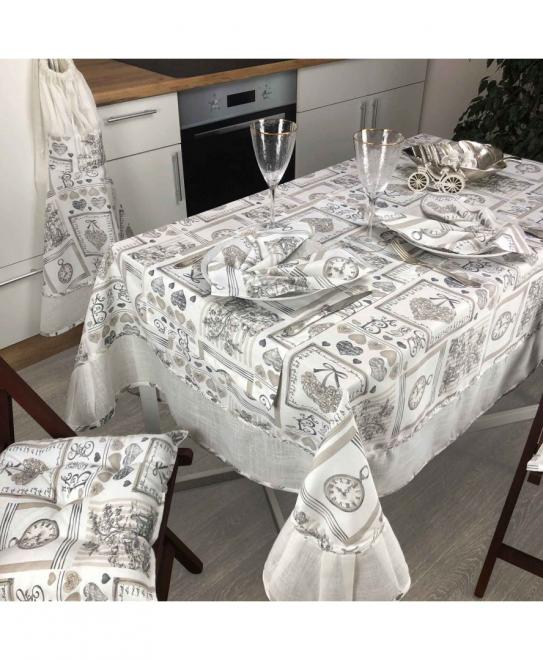 Скатертина на стіл Happy Time Прованс, 150х220 см